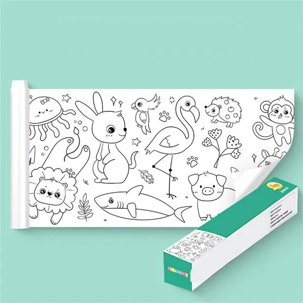 Children's Drawing Roll - Doodle Art