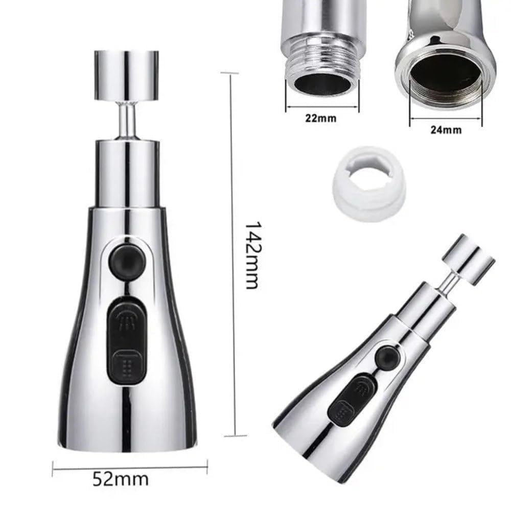 Nubilous Tap Extender for Kitchen Sink, Flexible Faucet