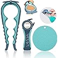 Otstar Jar Opener Bottle Opener and Can Opener for Weak hands, Seniors with Arthritis and Anyone with Low Strength