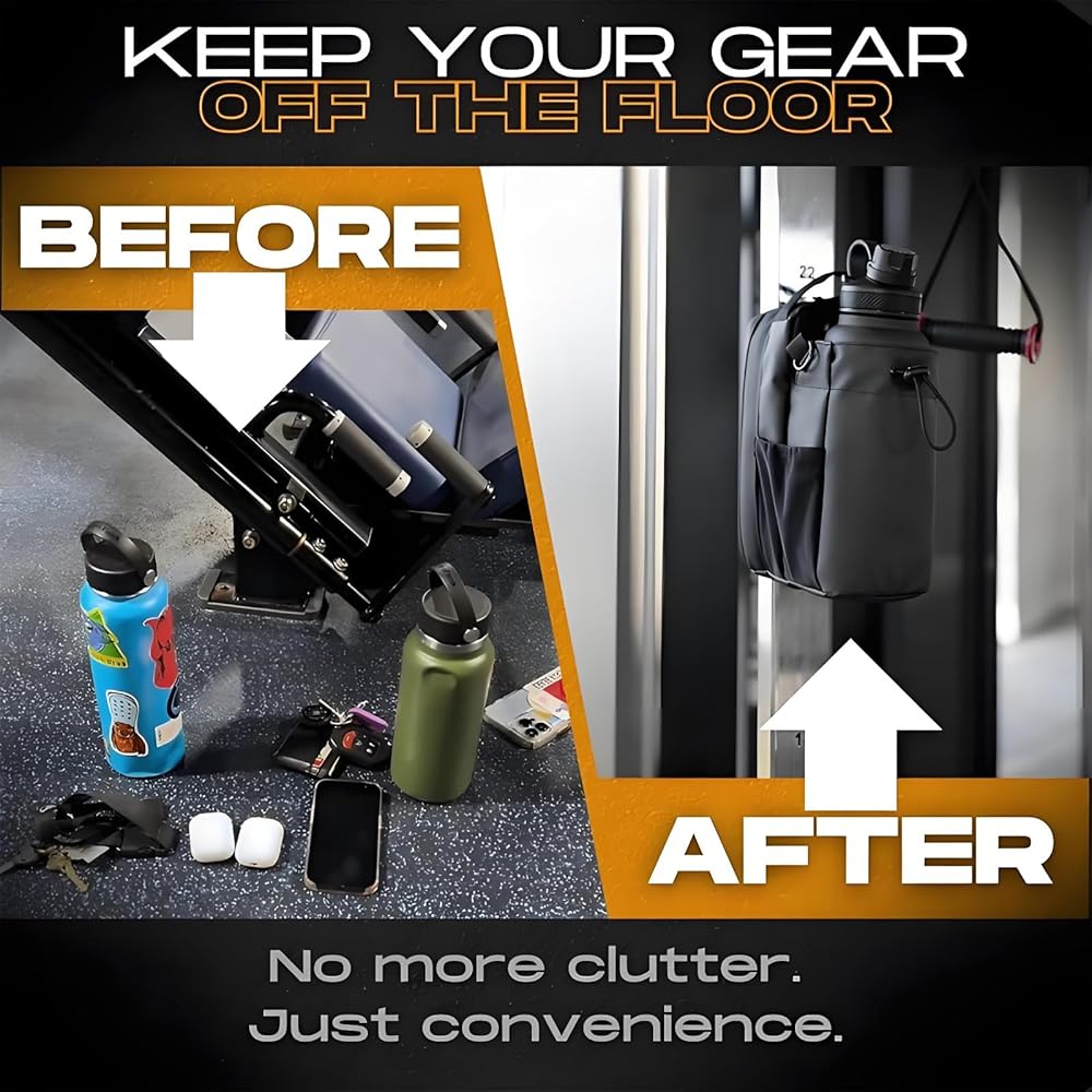Gym Magnetic Bag Portable Water Bottle Holder |Mens Accessories