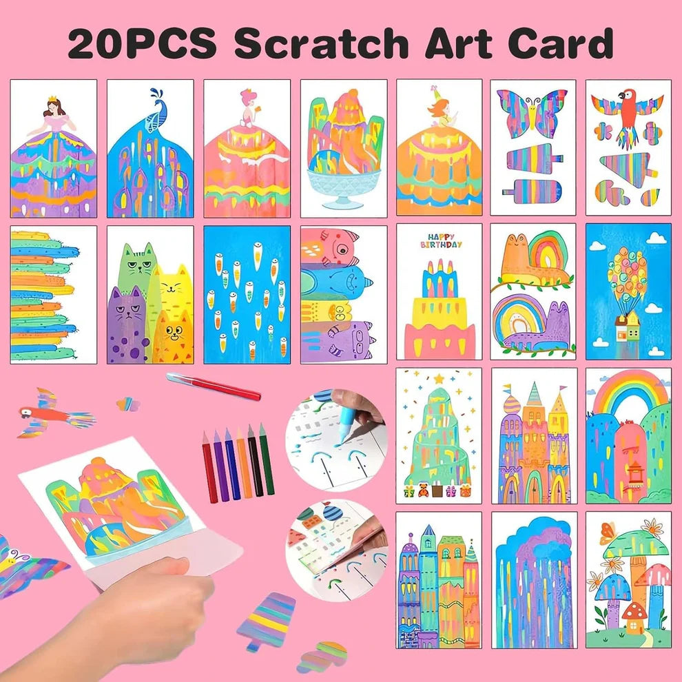 RainbowRush -| Mess-Free Painting | Boosts Creativity 20 pcs