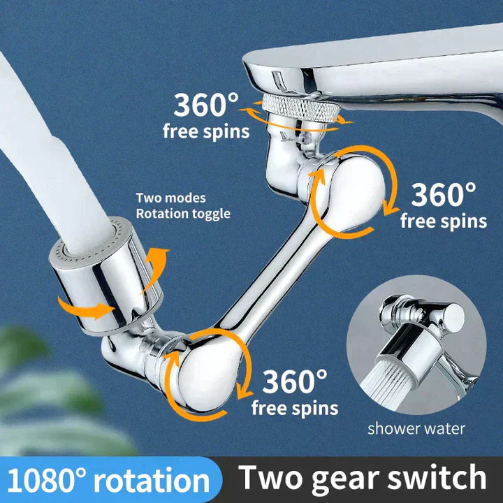 360° ROTATABLE SPLASH FILTER FAUCET