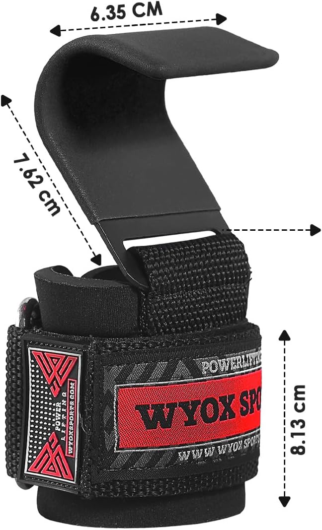 Daly Needs Power Weight Lifting Training Gym Straps Hook bar Wrist Support Lift Gloves