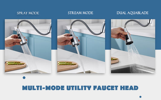 Nubilous Tap Extender for Kitchen Sink, Flexible Faucet