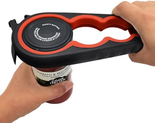 Otstar Jar Opener Bottle Opener and Can Opener for Weak hands, Seniors with Arthritis and Anyone with Low Strength