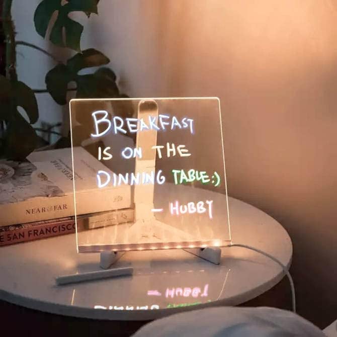 DIY 3D Acrylic Writing pad with Pen Message Board