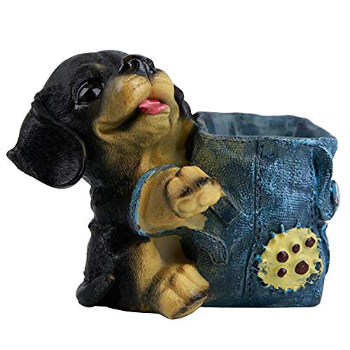 TIED RIBBONS Cute Dog Decorative Pen Stand for Gift office Desk Kids Study Table