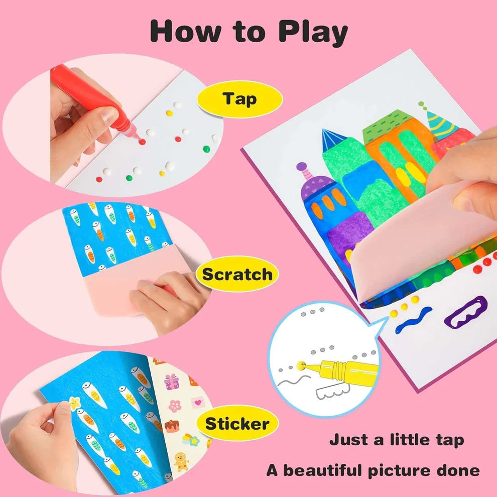 RainbowRush -| Mess-Free Painting | Boosts Creativity 20 pcs
