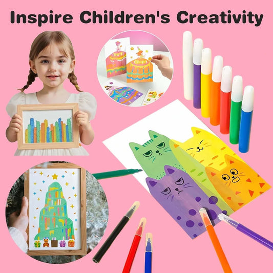 RainbowRush -| Mess-Free Painting | Boosts Creativity 20 pcs