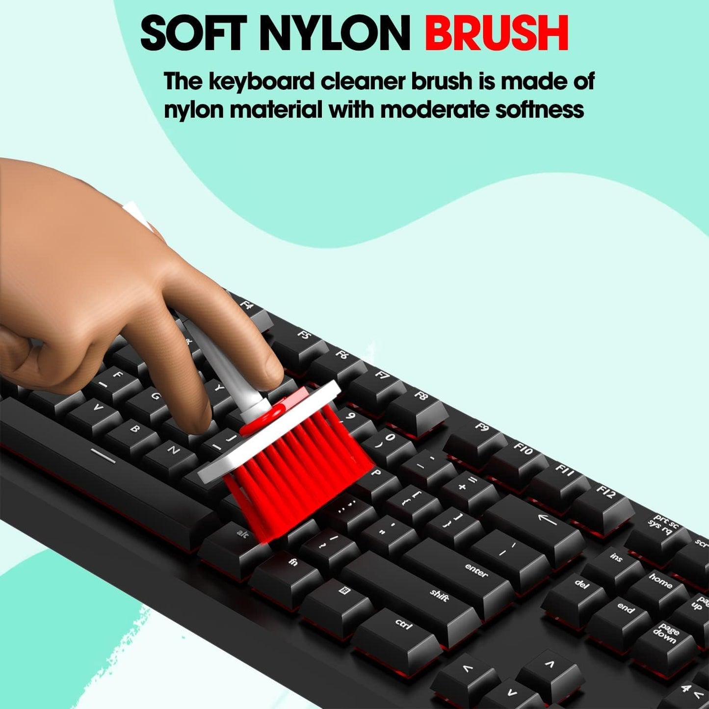 Sounce 5-in-1 Multi-Function Laptop Cleaning Brush/Keyboard Cleaning kit/Gadget Cleaning kit Gap Duster Key