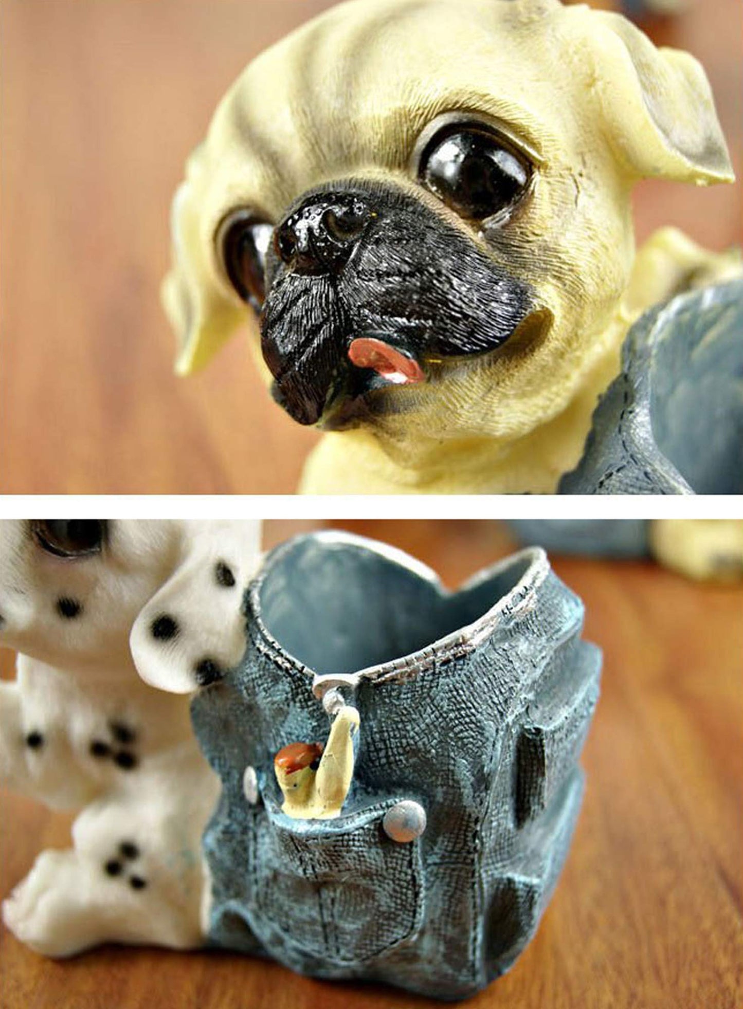 TIED RIBBONS Cute Dog Decorative Pen Stand for Gift office Desk Kids Study Table