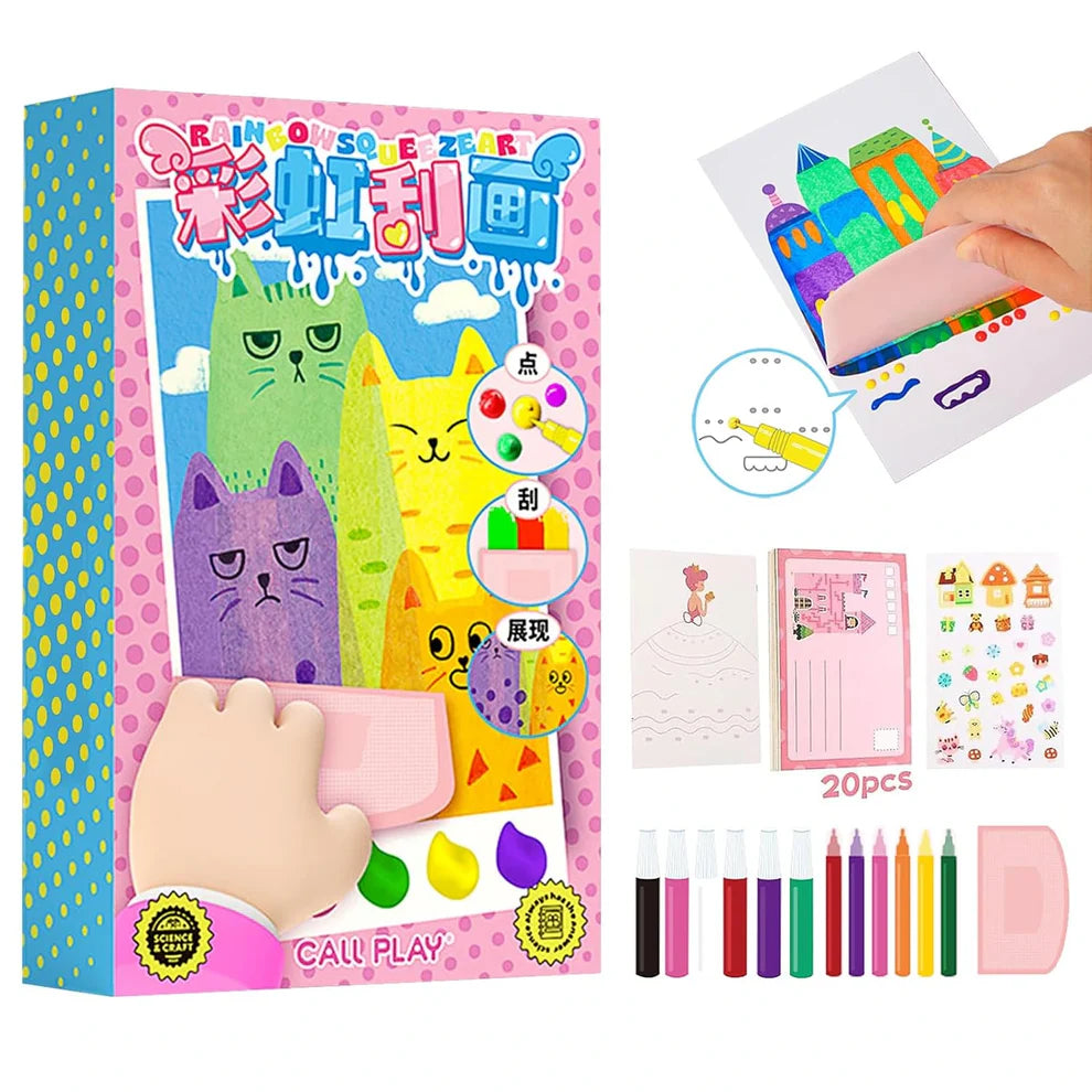 RainbowRush -| Mess-Free Painting | Boosts Creativity 20 pcs