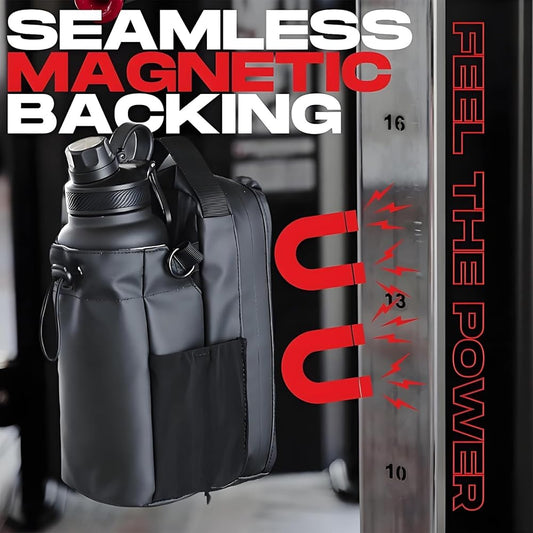 Gym Magnetic Bag Portable Water Bottle Holder |Mens Accessories