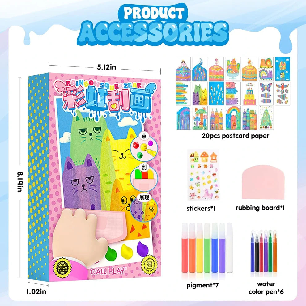 RainbowRush -| Mess-Free Painting | Boosts Creativity 20 pcs
