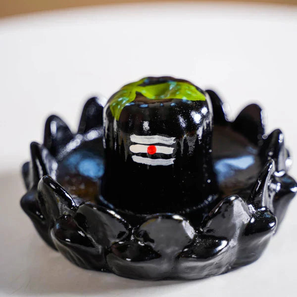 Shivling Fountain Incense Holder(+10 Aromatic Terracotta Incense)
