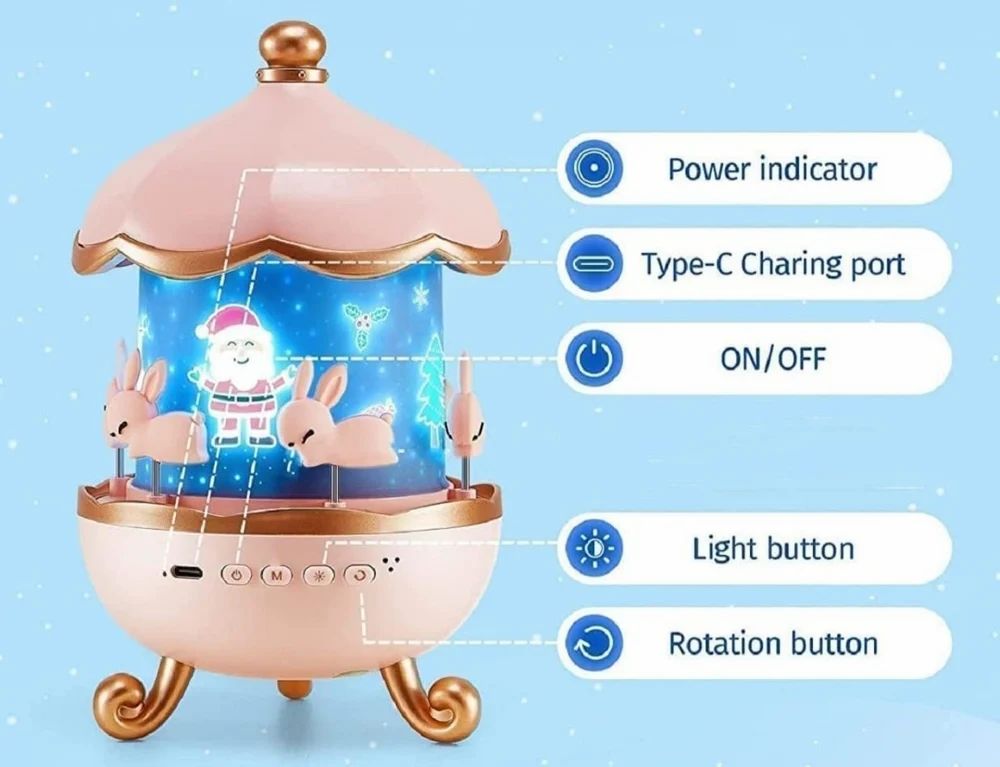 Bunny Dreamy Night Lamp Projector